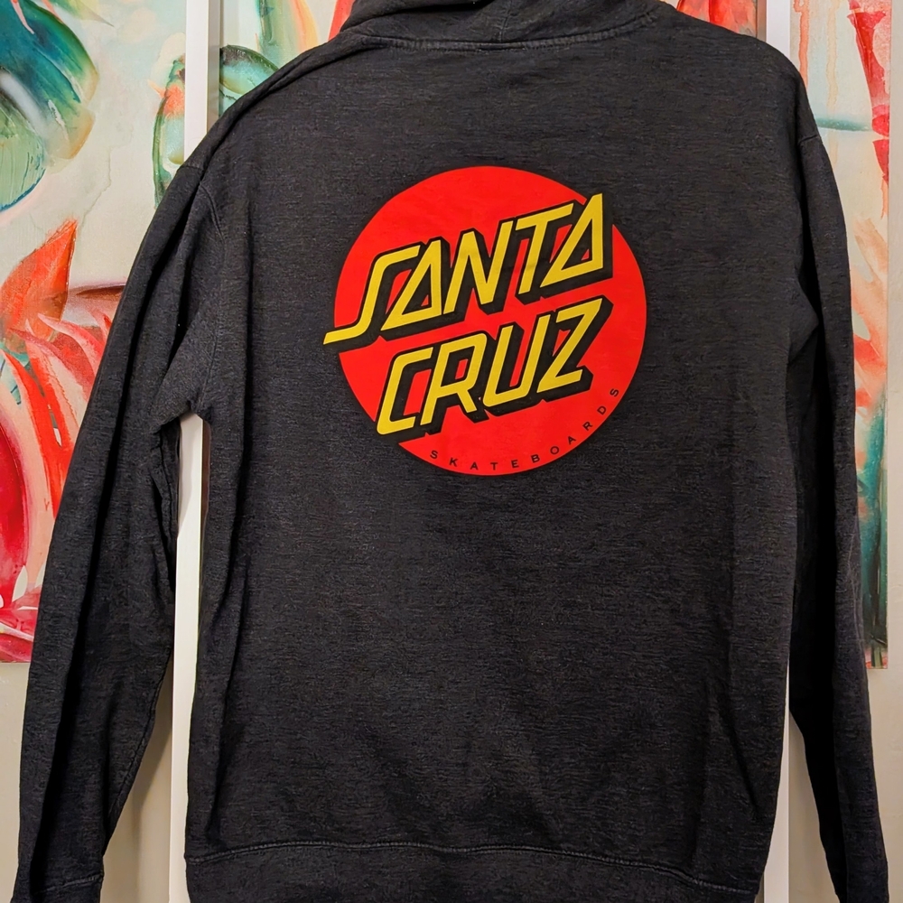 Santa Cruz Skateboards Men's Black Sweater